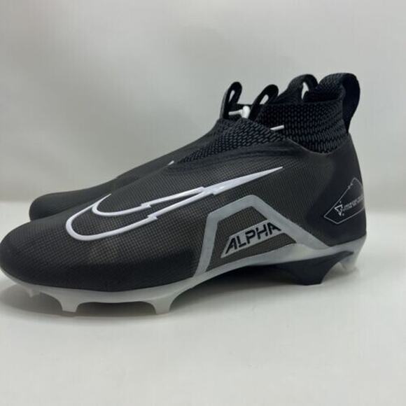 Nike Alpha Menace Elite 3 Flyknit Football Cleats Black Grey Mens Size 12 CT6648 main image 5